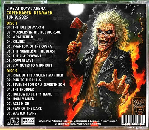 Iron Maiden - Live In Copenhagen 2025 2xCD