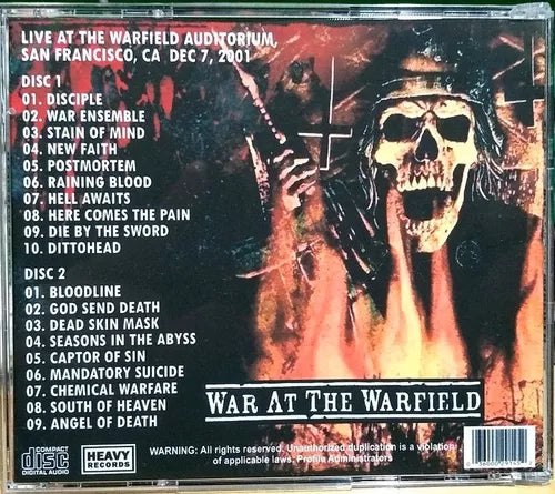 Slayer - War At The Warfield 2xCD