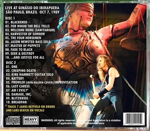 Metallica - ... And Justice For Sao Paulo 2xCD