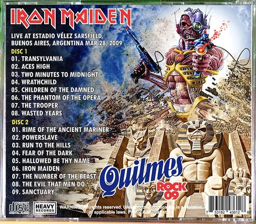 Iron Maiden - Quilmes Rock 09 2XCD