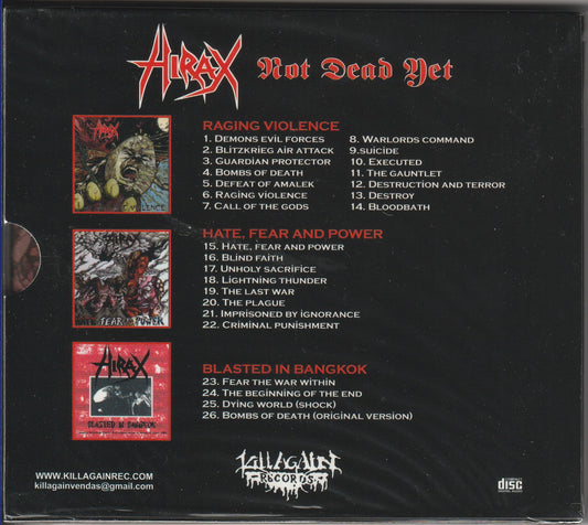 Hirax - Not Dead Yet CD
