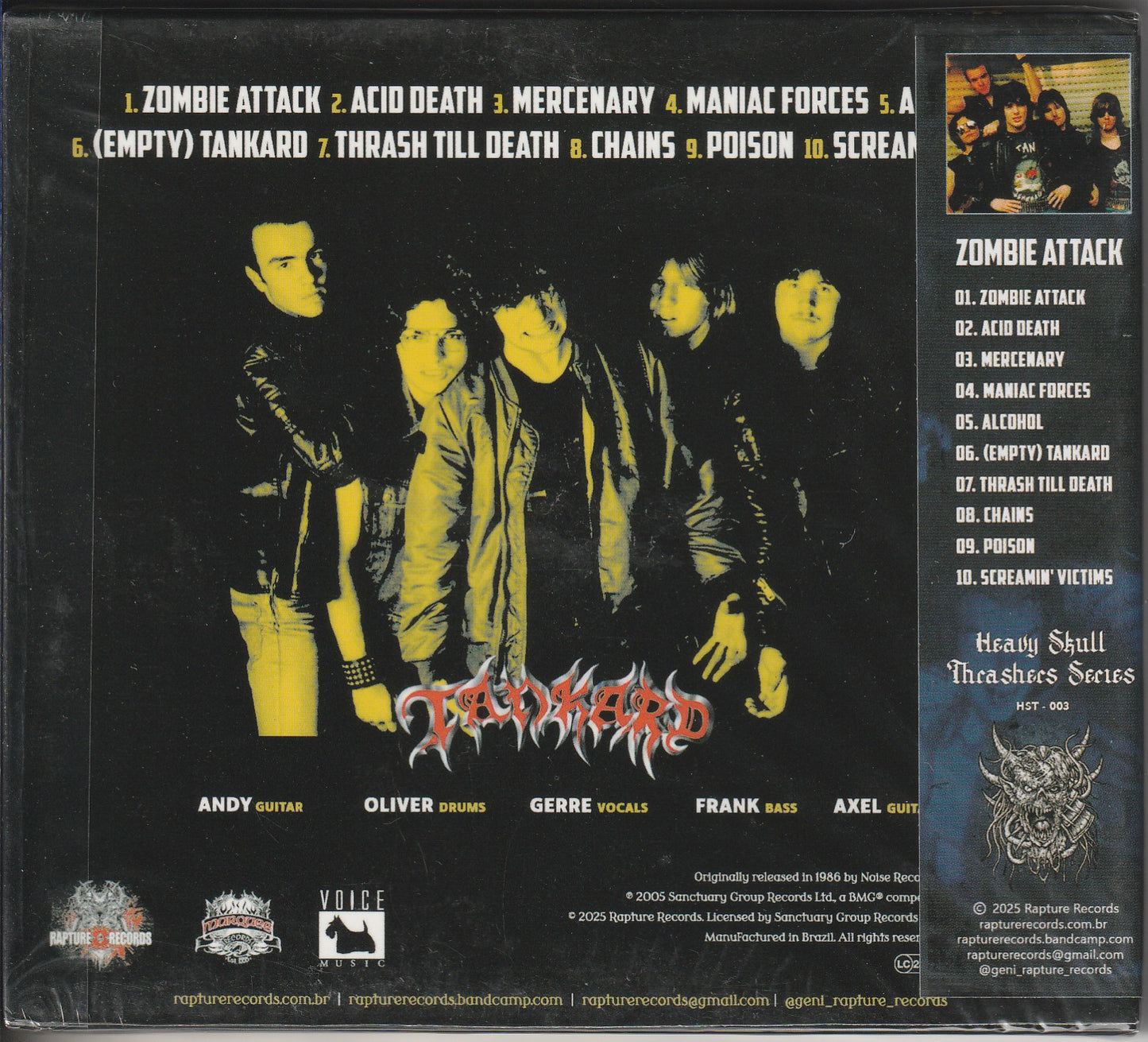 Tankard - Zombie Attack CD