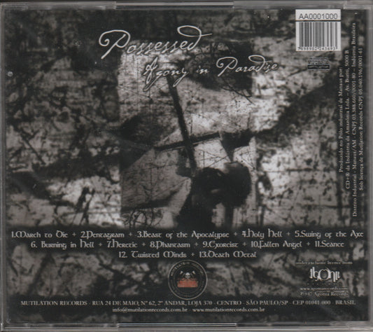 Possessed - Agony In Paradise CD