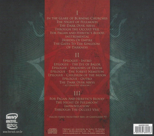 Graveland - In The Glare Of Burning Churches - CD