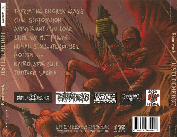 Bloodwork - Just Let Me Rot - CD