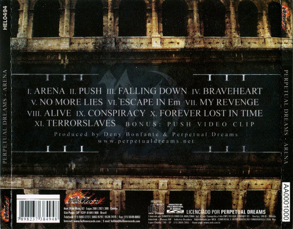Perpetual Dreams - Arena - CD
