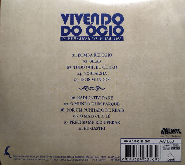 Vivendo Do Ócio - O Pensamento É Um Ímã - CD