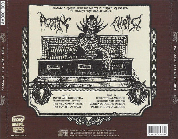 Rotting Christ - Passage To Arcturo - CD