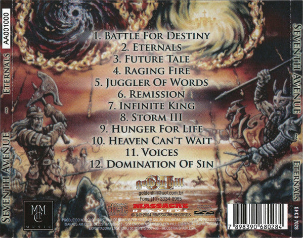Seventh Avenue - Eternals - CD