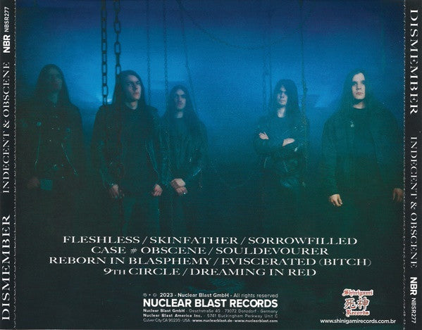 Dismember - Indecent & Obscene - CD