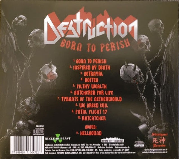 Destruction - Born To Perish - CD