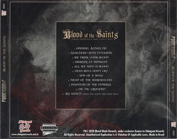 Powerwolf - Blood Of The Saints - CD