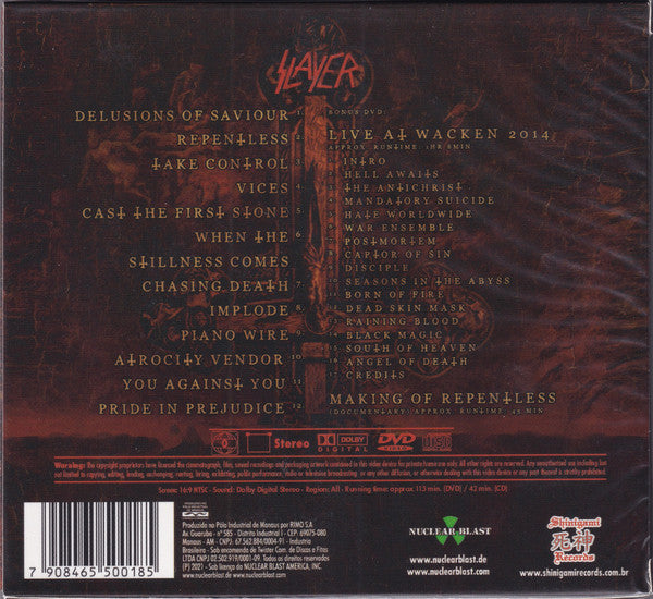 Slayer - Repentless - CD + DVD