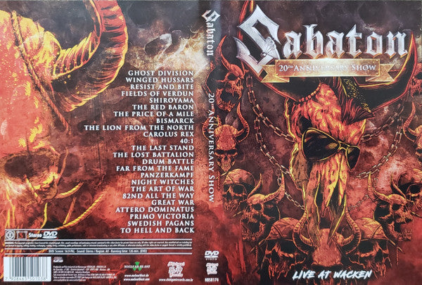 Sabaton - 20th Anniversary Show: Live at Wacken - DVD