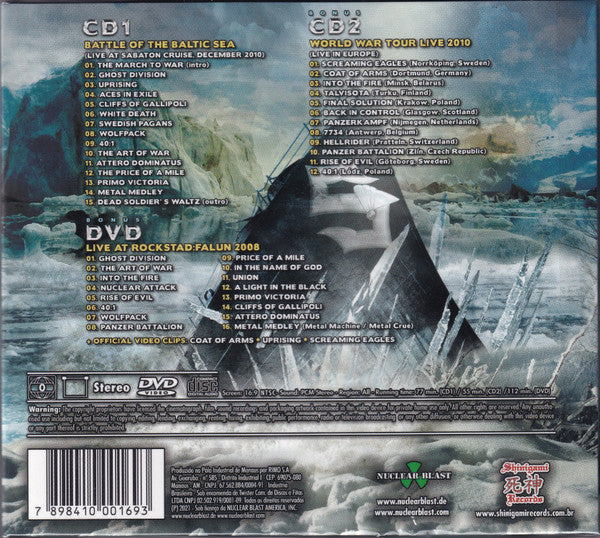 Sabaton - World War Live (Battle Of The Baltic Sea) - 2XCD + DVD