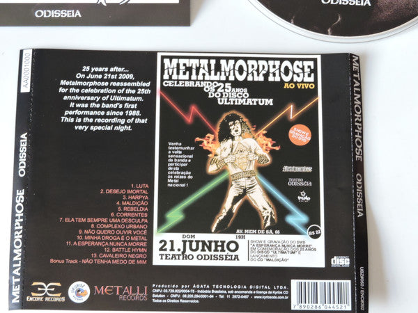 Metalmorphose - Odisseia - CD