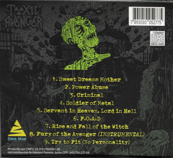 Toxic Avenger - Power Abuse - CD