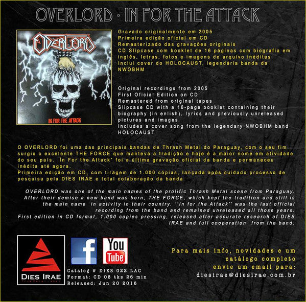 Overlord - In For the Attack - CD
