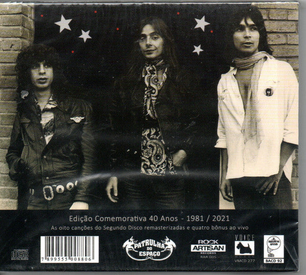 Patrulha Do Espaço - Patrulha Do Espaço - Segundo Disco: 40 Anos - Edição Comemorativa - 1981-2021 - CD