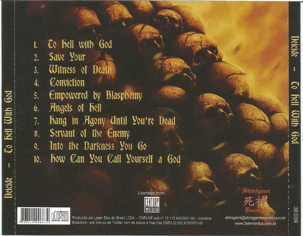 Deicide - To Hell With God - CD