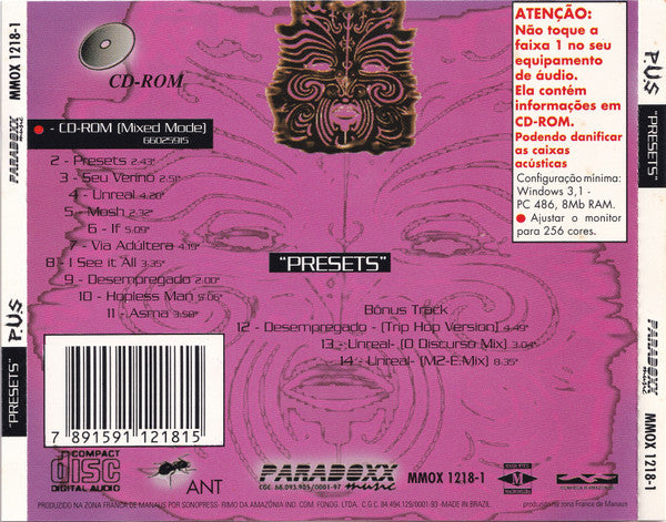 P.U.S. - Presets - CD
