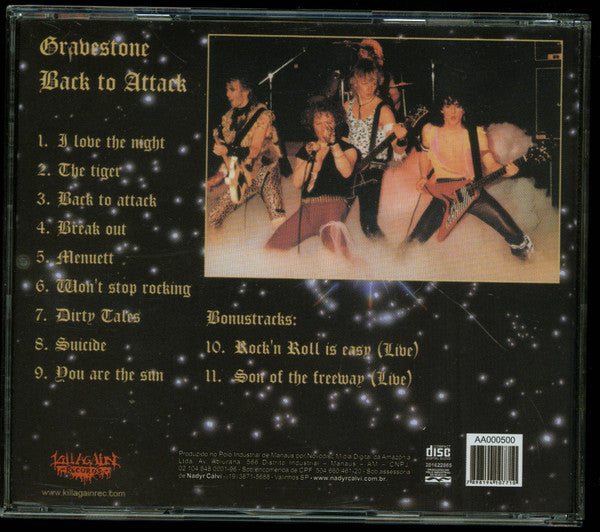 Gravestone - Back To Attack - CD
