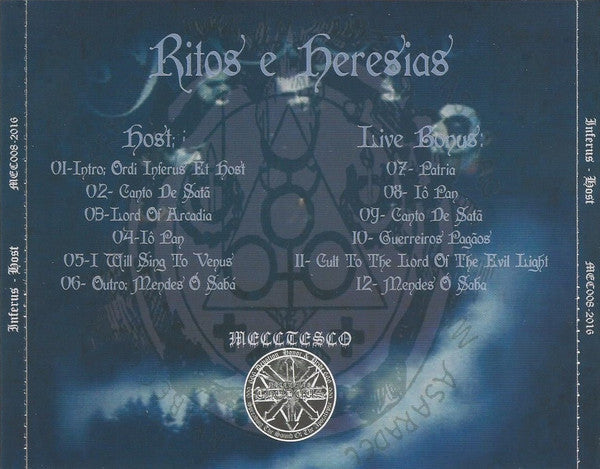 Inferus - Host - CD