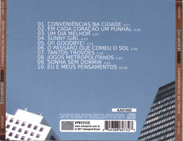 Continental Combo - Conveniências Na Cidade - CD