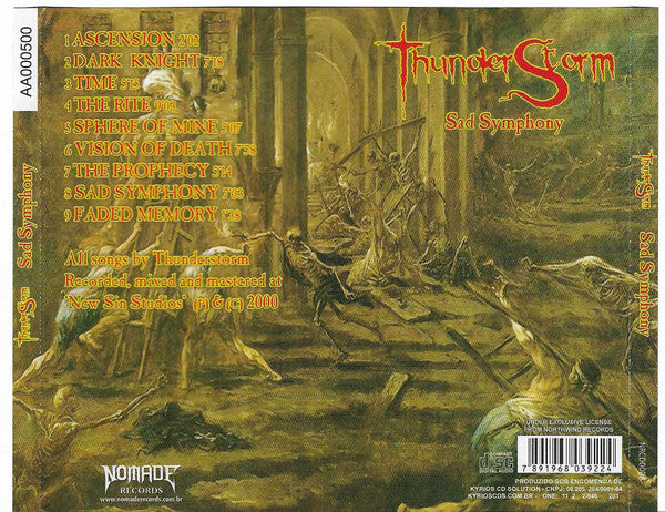 Thunderstorm - Sad Symphony - CD