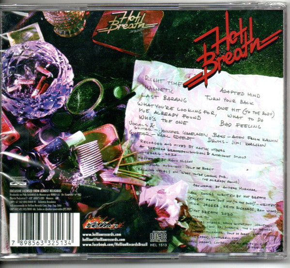 Hot Breath - Rubbery Lips - CD