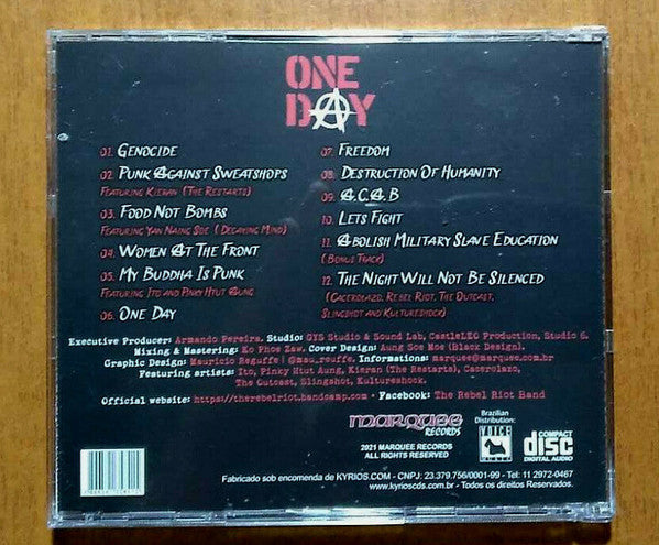 The Rebel Riot - One Day - CD