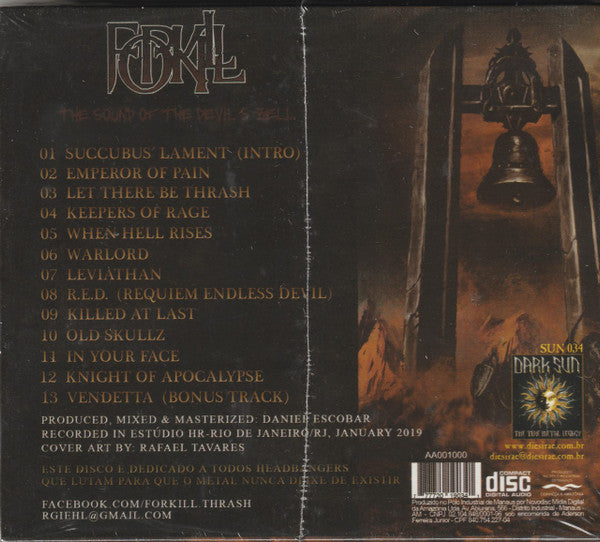 Forkill - The Sound Of The Devil's Bell - CD