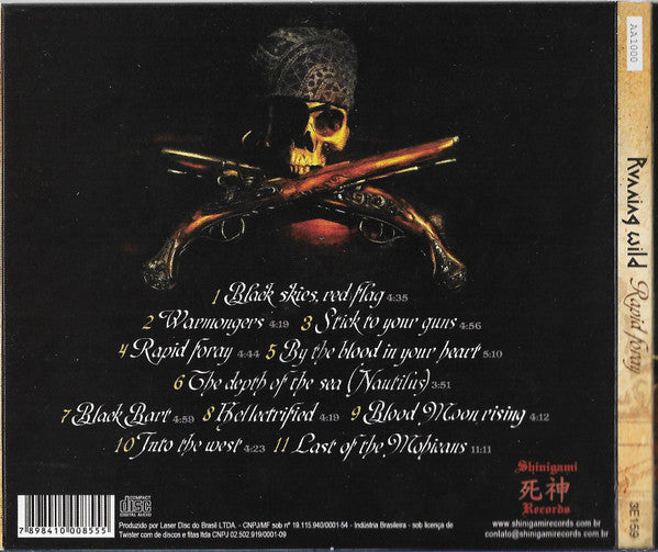 Running Wild - Rapid Foray - CD