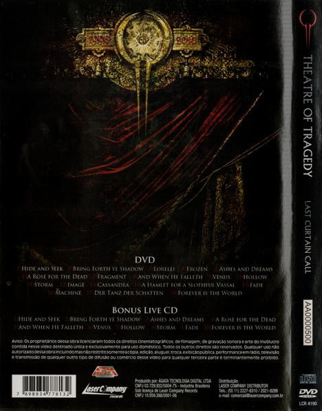 Theatre Of Tragedy - Last Curtain Call - DVD + CD