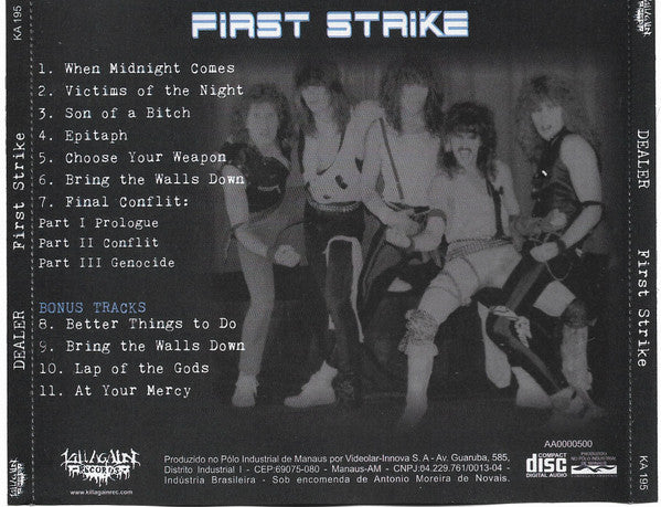 Dealer - First Strike - CD