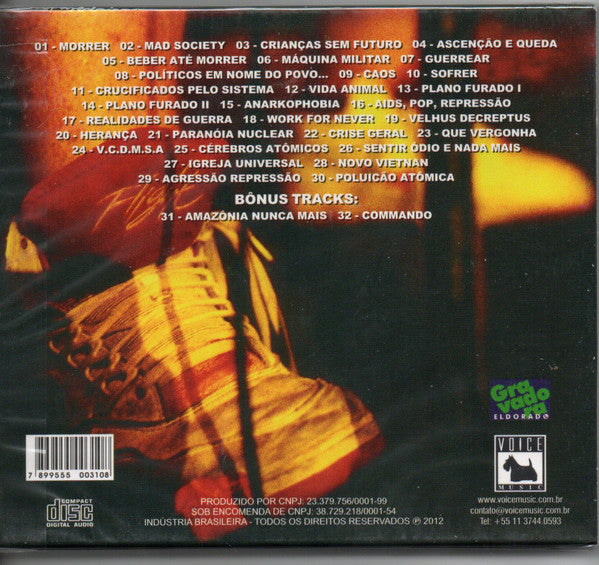 Ratos De Porão - RDP Vivo - CD