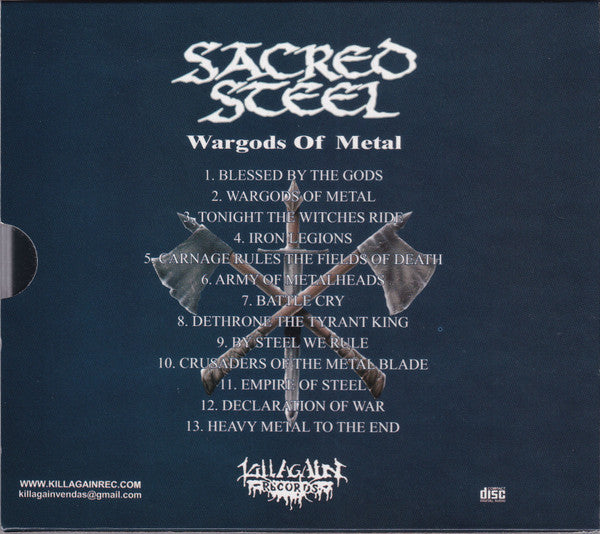 Sacred Steel - Wargods Of Metal - CD