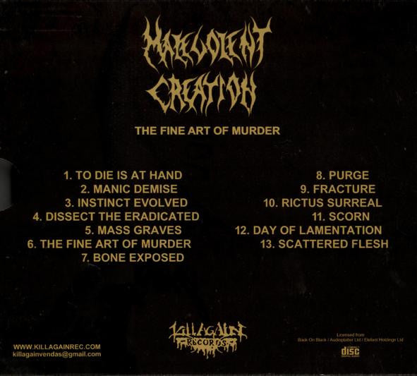Malevolent Creation - The Fine Art Of Murder - CD