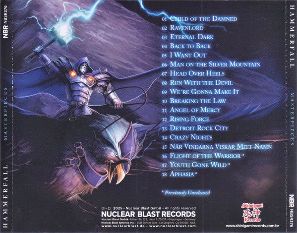 HammerFall - Masterpieces - CD