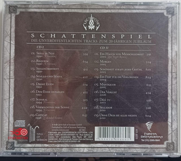Lacrimosa - Schattenspiel - 2xCD
