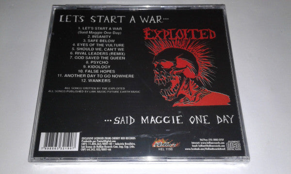 The Exploited - Let's Start A War... Said Maggie One Day - CD