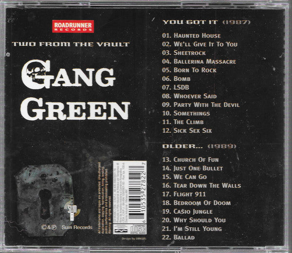 Gang Green - You Got It / Older... - CD