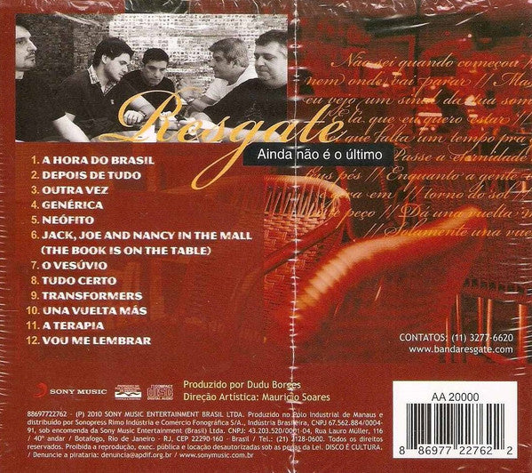 Resgate - Ainda Não É O Último - CD