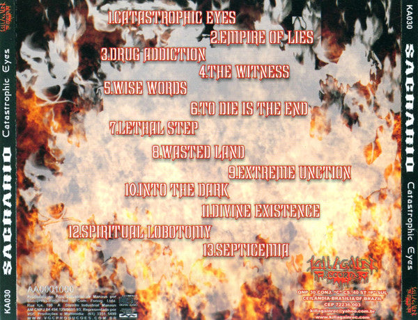 Sacrario - Catastrophic Eyes - CD