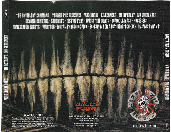 Nocturnal Breed - No Retreat...No Surrender - CD