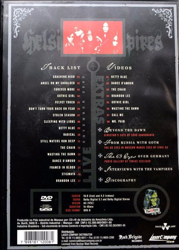 The 69 Eyes - Helsinki Vampires - DVD