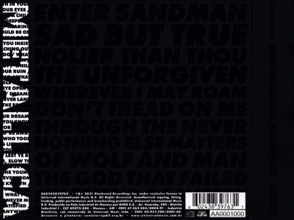 Various - The Metallica Blacklist - 4xCD