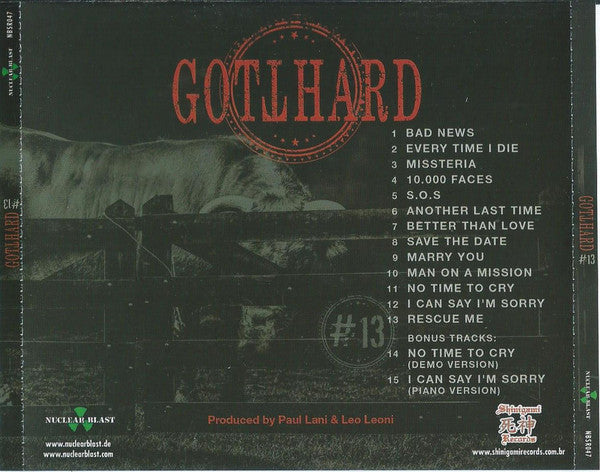 Gotthard - #13 - CD