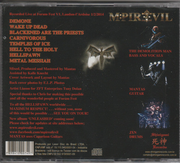 Mpire Of Evil - LIVE Forum Fest - CD