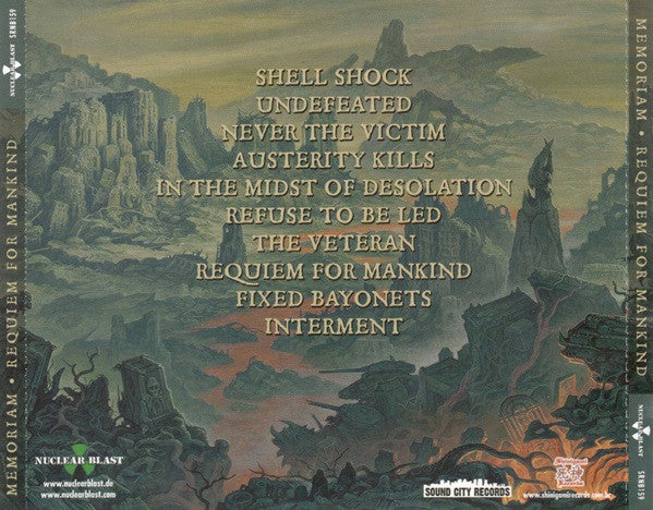Memoriam - Requiem For Mankind - CD